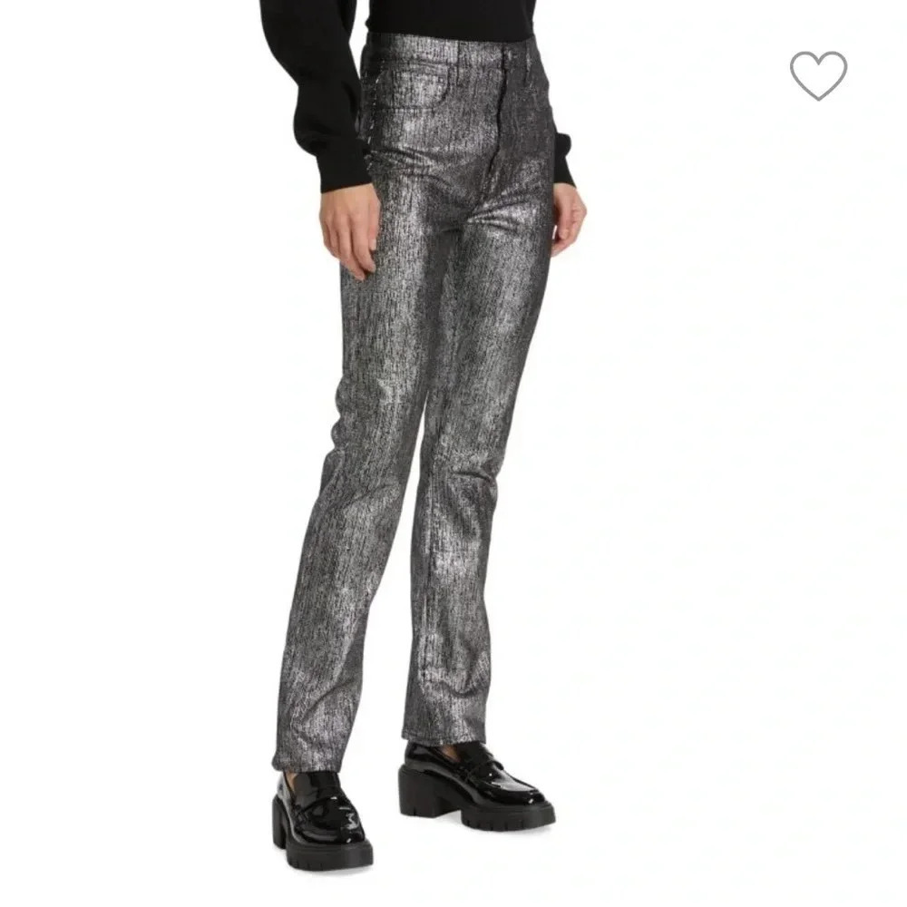 NWT! 7 For All Man Kind Foil Effect Jean. Size 23